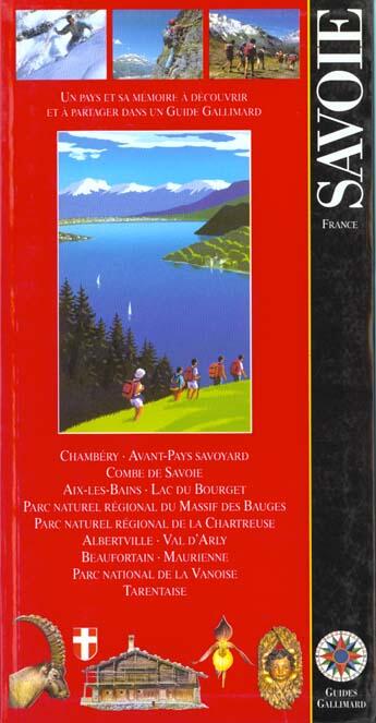 Couverture du livre « Savoie, france - chambery, aix-les-bains, albertville, maurienne, tarentaise » de Raffaelli-Fournel L. aux éditions Gallimard-loisirs