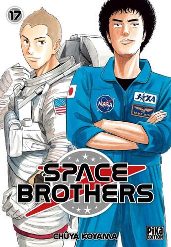 Couverture du livre « Space brothers Tome 17 » de Chuya Koyama aux éditions Pika