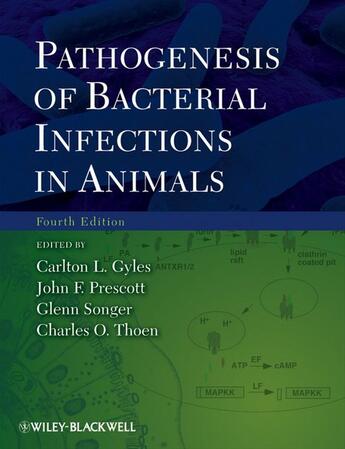 Couverture du livre « Pathogenesis of Bacterial Infections in Animals » de Carlton L. Gyles et Glenn Songer et Charles O. Thoen et J.F. Prescott aux éditions Wiley-blackwell