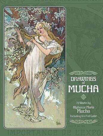 Couverture du livre « Drawings of mucha » de Mucha Alphonse aux éditions Dover