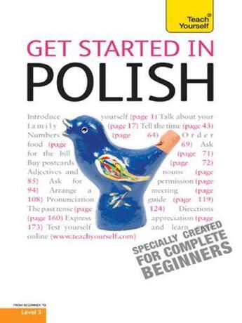 Couverture du livre « Get started in Polish: Teach Yourself » de Michalak-Gray Joanna aux éditions Hodder Education Digital