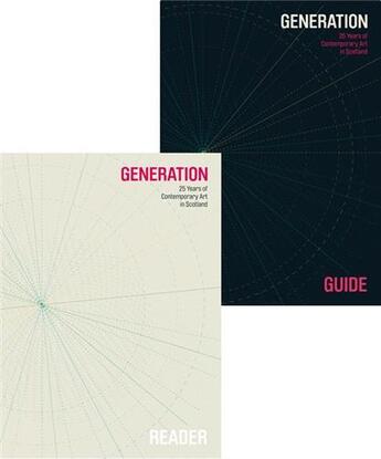 Couverture du livre « Generation: 25 years of contemporary art in scotland - reader+guide (2 vol) » de Edited Moira Jeffrey aux éditions Gallery Of Scotland