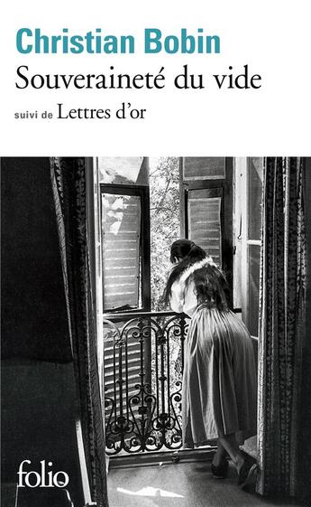 Couverture du livre « Souveraineté du vide suivi de lettres d'or » de Christian Bobin aux éditions Folio