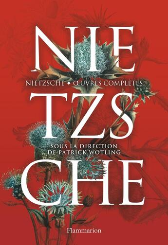 Couverture du livre « Oeuvres complètes » de Friedrich Nietzsche aux éditions Flammarion