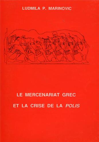 Couverture du livre « Le Mercenariat grec au IVe siècle avant notre ère et la crise de la 