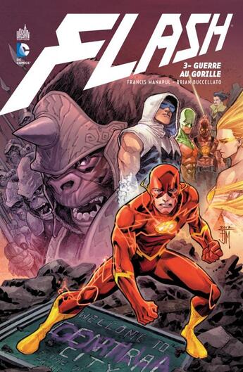 Couverture du livre « Flash Tome 3 : guerre au gorille » de Francis Manapul et Brian Buccellato aux éditions Urban Comics