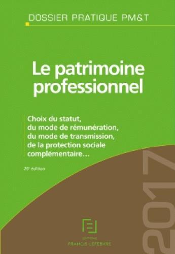 Couverture du livre « Le patrimoine professionnel » de  aux éditions Lefebvre