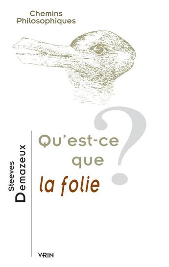 Couverture du livre « Qu'est-ce que la folie? » de Steeves Demazeux aux éditions Vrin