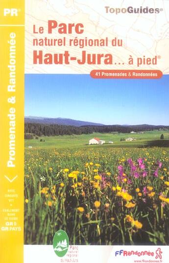 Couverture du livre « Parc du haut-jura a pied 2006 - 39-01-25 - pr - pn15 » de  aux éditions Ffrp