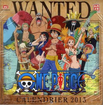 Couverture du livre « One Piece : calendrier (édition 2013) » de Eiichiro Oda aux éditions Kaze