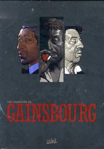 Couverture du livre « Les chansons de gainsbourg ; coffret t.1 à t.3 » de  aux éditions Soleil