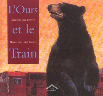 Couverture du livre « L'ours et le train » de Lawson/Deines aux éditions Circonflexe