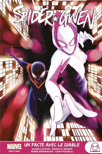 Couverture du livre « Spider-Gwen t.3 : deal with the devil » de Sara Pichelli et Jason Latour et Robbi Rodriguez et Brian Michael Bendis aux éditions Panini