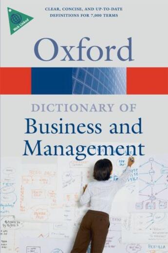 Couverture du livre « A Dictionary of Business and Management » de Law Jonathan aux éditions Oup Oxford