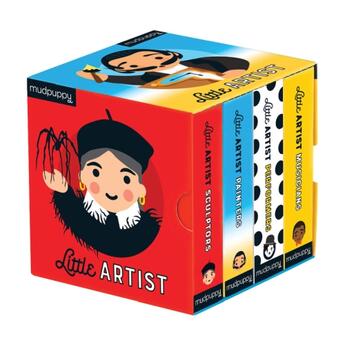 Couverture du livre « LITTLE ARTIST BOARD BOOK SET » de Lydia Ortiz et Patrick Radanan aux éditions Galison