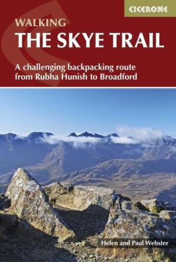 Couverture du livre « THE SKYE TRAIL - 2ND EDITION » de Paul Webster et Helen Webster aux éditions Cicerone Press