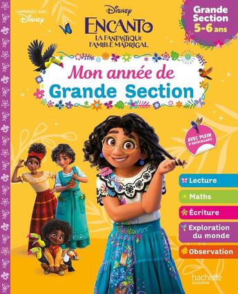 Couverture du livre « Disney - encanto - mon annee de grande section (5-6 ans) » de Hachette Education aux éditions Hachette Education