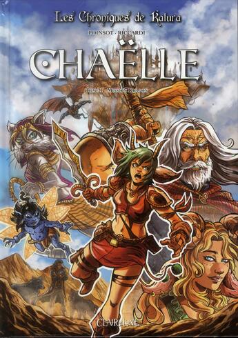 Couverture du livre « Chaëlle t.1 ; mission dragon » de Vincenzo Riccardi et Marion Poinsot aux éditions Clair De Lune