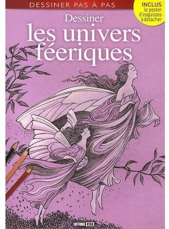 Couverture du livre « Dessiner les univers féériques » de Brozinska Anastas. aux éditions Editions Esi