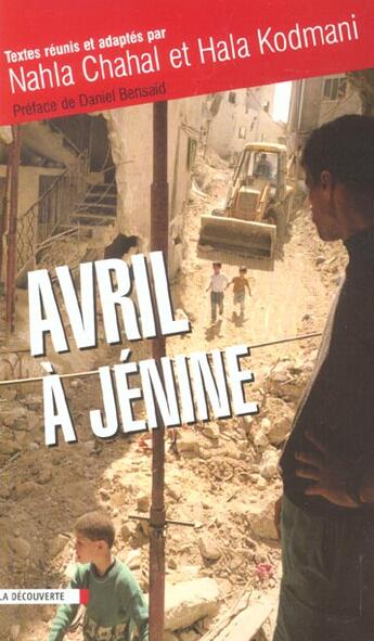 Couverture du livre « Avril a jenine » de Chahal/Kodmani aux éditions La Decouverte