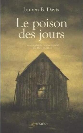 Couverture du livre « Le poison des jours » de Davis Lauren B. aux éditions Lemeac