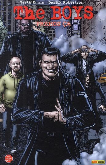 Couverture du livre « The Boys Tome 2 : prends ça » de Garth Ennis et Darick Robertson aux éditions Panini