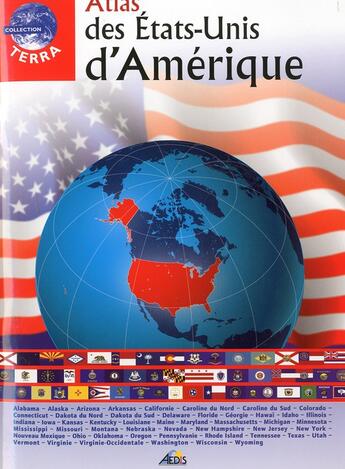 Couverture du livre « Atlas des Etats-Unis d'Amérique » de  aux éditions Aedis