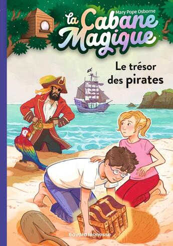 Couverture du livre « La cabane magique Tome 4 : le trésor des pirates » de Mary Pope Osborne aux éditions Bayard Jeunesse