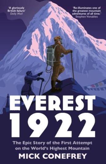 Couverture du livre « EVEREST 1922 » de Mick Conefrey aux éditions Atlantic Books