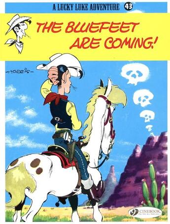 Couverture du livre « Lucky Luke t.43 ; the Bluefeet are coming! » de Rene Goscinny et Morris aux éditions Cinebook