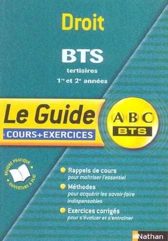 Couverture du livre « Cours + exercices » de Bertrand/Charron aux éditions Nathan