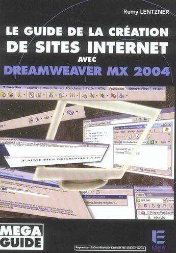 Couverture du livre « Guide de la creation de sites internet » de Rémy Lentzner aux éditions Eska