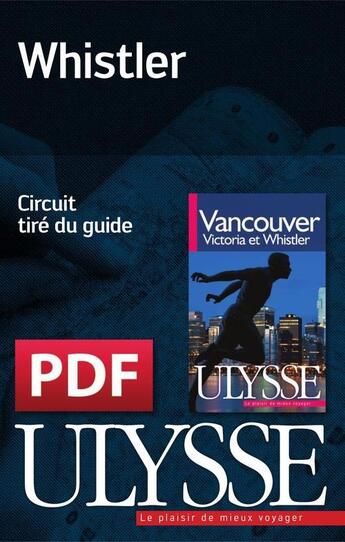 Couverture du livre « Whistler » de  aux éditions Ulysse