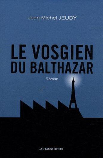 Couverture du livre « Le vosgien du Balthazar » de Jeudy aux éditions Le Verger