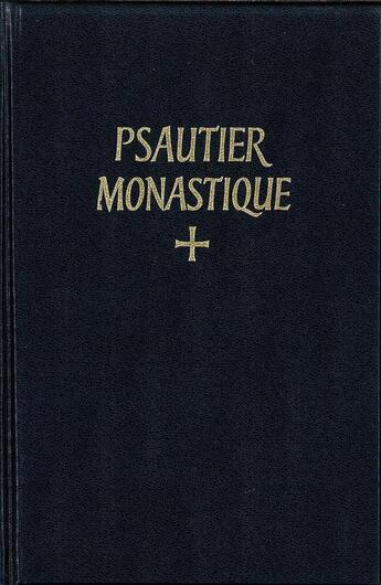 Couverture du livre « Psautier monastique » de  aux éditions Solesmes