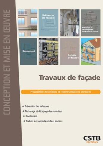 Couverture du livre « Travaux de façade » de Francois Virolleaud et Bertrand Ruot et Rolland Cresson et Flora Genel aux éditions Cstb