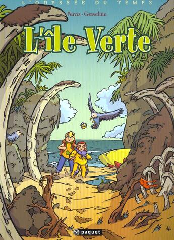 Couverture du livre « Odyssee du temps t1 l'ile verte » de Graveline/Peroz/Myri aux éditions Paquet