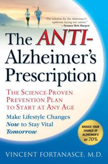 Couverture du livre « The Anti-Alzheimer's Prescription » de Fortanasce Vincent aux éditions Penguin Group Us