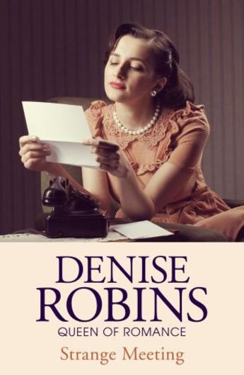 Couverture du livre « Strange Meeting » de Denise Robins aux éditions Hodder And Stoughton Digital