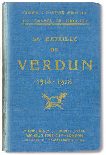 Couverture du livre « La bataille de Verdun » de Collectif Michelin aux éditions Michelin