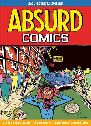 Couverture du livre « Absurd comics » de Robert Crumb aux éditions Cornelius