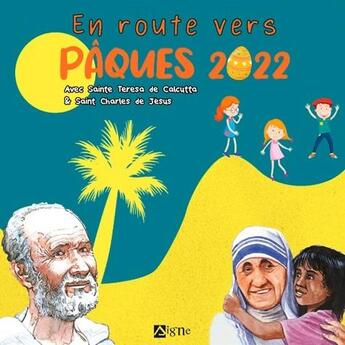 Couverture du livre « En route vers Pâques avec Frère Charles » de Marie Malcurat aux éditions Signe