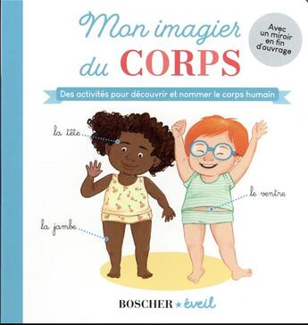 Couverture du livre « Mon imagier du corps » de Caroline Modeste aux éditions Belin Education