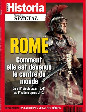 Couverture du livre « Historia special hs n 62 - rome - dec-fev 2021-2022 » de  aux éditions L'histoire