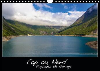 Couverture du livre « Cap au Nord - Paysages de Norvège (Calendrier mural 2020 DIN A4 horizontal) ; Calendrier illustré de paysages scandinaves (Calendrier mensuel, 14 Pages ) » de Melanie Tosatti aux éditions Calvendo