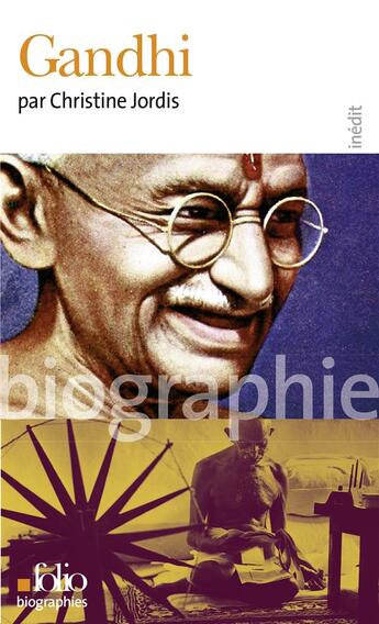 Couverture du livre « Gandhi » de Christine Jordis aux éditions Folio