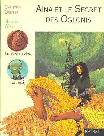 Couverture du livre « Aina Et Le Secret Des Oglonis » de Christian Grenier aux éditions Nathan