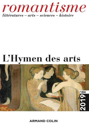 Couverture du livre « Romantisme n 184 2/2019 » de  aux éditions Armand Colin