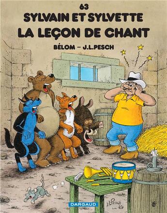 Couverture du livre « Sylvain et Sylvette Tome 63 : la leçon de chant » de Jean-Louis Pesch aux éditions Dargaud