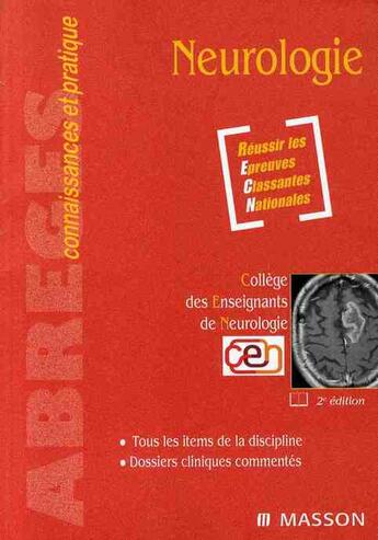 Couverture du livre « Neurologie (2e édition) » de Cen aux éditions Elsevier-masson